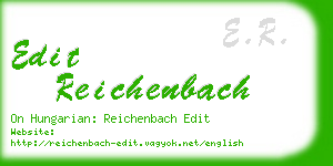 edit reichenbach business card